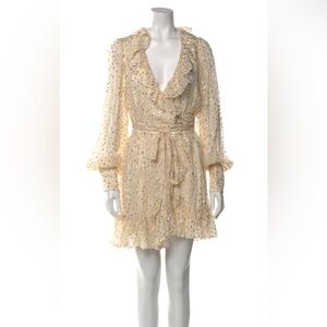 Zimmermann | Dresses | Nwt Zimmerman Lurex Wrap Dress Ivory And Gold Size P | Poshmark Zimmermann | Dresses | Nwt Zimmerman Lurex Wrap Dress Ivory And Gold Size P | Poshmark